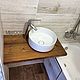 The countertop in the bathroom. Furniture for baths. Mitkin_workshop. Online shopping on My Livemaster.  Фото №2