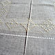 Large tablecloth gray linen ivory embroidery. Tablecloths. EmbroideryINNAI. Online shopping on My Livemaster.  Фото №2