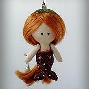 Кукла текстильная ручной работы Женя игровая с вышитым лицом