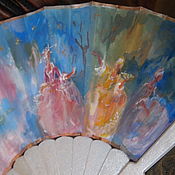 Весенний бал у Королевы Мэб,акварельная картина, серия Гармония