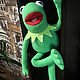 Лягушонок Кермит Kermit Sesame Street персонаж шоу Улица Сезам, Мягкие игрушки, Орел,  Фото №1