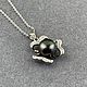 Серьги с темным жемчугом 3,61 ct. Серьги классические. AMG. Ярмарка Мастеров.  Фото №5
