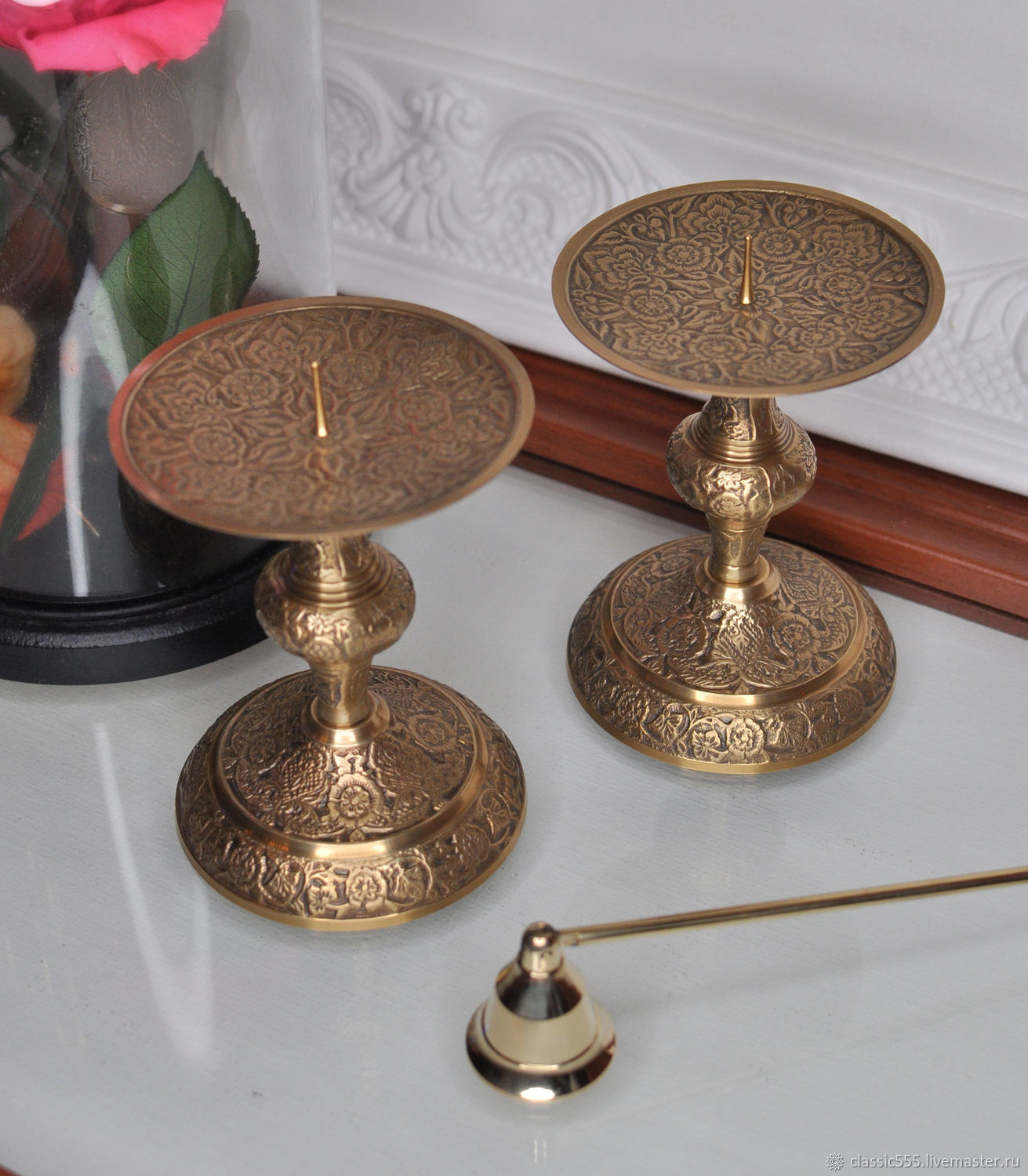 Винтаж: Подсвечник для большой свечи, бронза – купить на Ярмарке ...