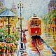 Картина "Трамвайное настроение", Картины, Кишинев,  Фото №1