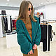 Green knitted bomber jacket, Cardigans, Moscow,  Фото №1