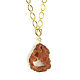 Order Orange pendant, agate pendant, large agate geode pendant. Irina Moro. Livemaster. . Pendants Фото №3