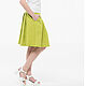 Skirt-shorts made of 100% linen. Skirt shorts. etnoart. Online shopping on My Livemaster.  Фото №2