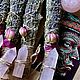 Скрутка Полынь- Лаванда с розовым кварцем. Травы для окуривания. Целительный дом. Ярмарка Мастеров.  Фото №4