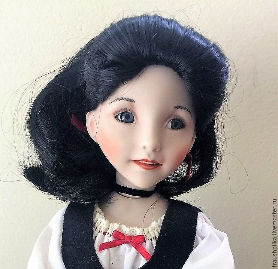 white porcelain doll