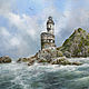 Painting - Old Lighthouse, Pictures, Moscow,  Фото №1