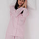 Пижама Pippa с шортами из нежного розового хлопка. Пижамы. SELFDOM. Ярмарка Мастеров.  Фото №6