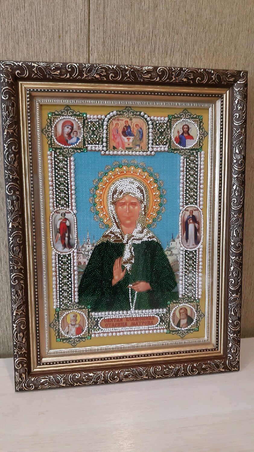 Икона Матронушки в интернет-магазине на Ярмарке Мастеров | Элементы ...