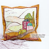 "Персики в цвету" Хлебница-конфетница из ткани. 8 Марта