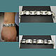 Bracelet large. Silver bracelet men's. Bracelet unisex, Hard bracelet, Turin,  Фото №1