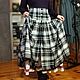 Skirt in black and white plaid, with a petticoat. Skirts. Boho-Eklektika. Online shopping on My Livemaster.  Фото №2