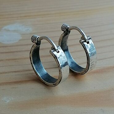 Украшения ручной работы. Ярмарка Мастеров - ручная работа Серьги Глифы. Handmade.