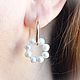 Pearl hoop earrings 'Catherine'. Congo earrings. masterskai. My Livemaster. Фото №5