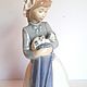 Order Velikolepnaya figurine Girl with puppy NAO Lladro. Elenapt. Livemaster. . Vintage statuettes Фото №3