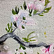 Painting crane and sakura. Japanese motifs. Pictures. irina-churina (irina-churina). My Livemaster. Фото №5
