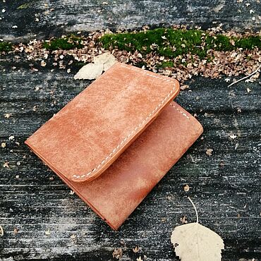 Сумки ручной работы. Ярмарка Мастеров - ручная работа Женский кошелек (tri-fold wallet). Handmade.