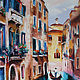 Oil painting 'Romantic Venice' 50/40 cm. Pictures. Painting World of Marina Lesina. Online shopping on My Livemaster.  Фото №2