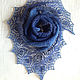 Mini-shawl with lace trim, Shawls1, St. Petersburg,  Фото №1