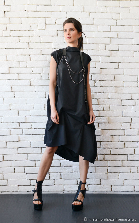 Платье Black open back купить в интернет-магазине Ярмарка Мастеров по ...