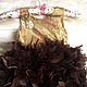 Golden dress for baby girls with feathers, , Nikolaev,  Фото №1