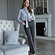 Women's straight BELFAST trousers /assemble the suit separately, Pants, Moscow,  Фото №1