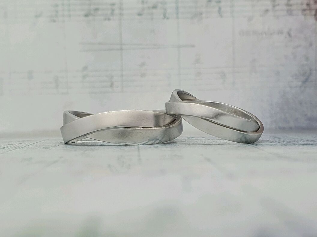 Необычные обручальные кольца, парные кольца, кольца из серебра в интернет-магазине Ярмарка Мастеров по цене 28600 ₽ – RF41ERU