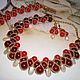 Set 'MARSALA' of agate and Baroque pearls, Jewelry Sets, Voskresensk,  Фото №1