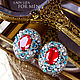Cufflinks: Rafael. Royal red mint. jewelry for men. Cuff Links. LADY-LIZA jewelry shop. My Livemaster. Фото №6