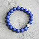 Blue bracelet from Mallorca Sky. Bead bracelet. Twinkle Shop (twinkleshop). Online shopping on My Livemaster.  Фото №2