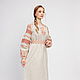 Order Traditional linen dress Makosh in Russian style. ivankaclub (ivankaclub). Livemaster. . Folk dresses Фото №3