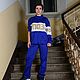 Tracksuit with our russian logo in blue, Suits, Moscow,  Фото №1