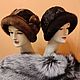 Women's hat made of astrakhan and sable, Hats1, Moscow,  Фото №1