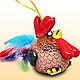 Rooster ceramic bell. Height 8-9 cm. Bells. FunIdea. Online shopping on My Livemaster.  Фото №2