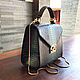 Order Handbag made of Python EIVOSS. Exotic Workshop Python Fashion. Livemaster. . Classic Bag Фото №3