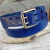 Аксессуары handmade. Livemaster - original item Men`s belt made of buffalo leather.Under the jeans.. Handmade.