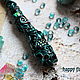 Order The author's Magic wand Harry Potter mint green mother of pearl. HappyFingers Movie store (happyfingers). Livemaster. . Magic wand Фото №3