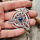 Pendant with lapis lazuli ' Triquetra'. Pendants. Taniri Jewelry. Online shopping on My Livemaster.  Фото №2