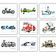 Cars Plane Train 9 pieces children's room decor Paintings for boy. Pictures. KapustinaArt. Online shopping on My Livemaster.  Фото №2