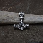 Украшения handmade. Livemaster - original item The hammer of Thor is two-sided (mammen). Handmade.