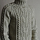 Knitted warm sweater "Marko". Mens sweaters. Nataliia B.. Online shopping on My Livemaster.  Фото №2