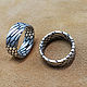 Silver rings with a pattern (Snakeskin). Rings. asgdesign. My Livemaster. Фото №4