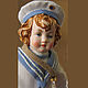 Doll in antique style Little sailor. Dolls. Dekorus. My Livemaster. Фото №5