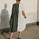 Заказать Платье двуцветное СЕМЬДЕСЯТ. Fresh-fashion. Ярмарка Мастеров. . Платья Фото №3