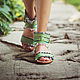 Летние сапожки Бейсик 10. Сапоги. Annushka-shoes. Ярмарка Мастеров.  Фото №5