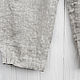 Брюки "бананы" из натурального льна. Брюки. LINEN & SILVER ( ЛЕН и СЕРЕБРО ). Интернет-магазин Ярмарка Мастеров.  Фото №2