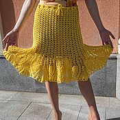 Одежда handmade. Livemaster - original item Skirt knitted Sun. Handmade.